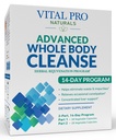 Vital Pro Naturals - Avansert hele kroppen renser med Melk Thistle, Magnesium, Kapp Aloe, og urter for anledningssvakhet og sunn eliminering, 2-dels 14 dagers sett, 56 kapsler