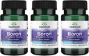 Swanson Bor fra Albion - Boroganic Glycine Supplement som støtter felles helse og bein helse - høy absorpsjon Formula kan støtte totalbalanse - (60 kapsler, 6 mg hver) (3 pakke)