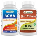 Beste Naturals BCAA 3200mg & Sink Citrat 30 mg