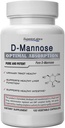 Superior Labs D-Mannose 500 mg, ren ikke-GMO Optimal absorpsjon Prebiotisk, urinveistrakt, Bladder & Nyre UTI støtte, Digestiv & lever helsehjelp, IC Relief for kvinner og menn, 120 Veg Caps