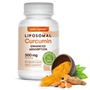 Liposomal Turmeric Curcumin 500mg - 60 Turmeric Curcumin Kosttilskudd Kapsler