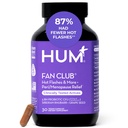 HUM Fan Club Menopause Probiotiske Supplement, Estrogen Gratis Menopause Kosttilskudd for kvinner, Ikke Hormonal, Støtter energi og varme blits, Grape Seed Extract & Sibirn Rhubarb, 30 Vegan Capsules