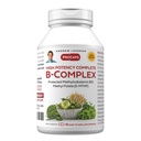 ANDREW LESSMAN høy potens B-Complex 60 kapsler - med høye nivåer av folat kompleks og biotin, fremmer cellulær vekst, energi, immunfunksjon, avgift, fettmetabolisme og mer