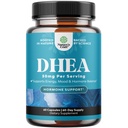 DHEA Supplement for kvinner og menn - ren DHEA 50mg for hormonbalanse, forbedrer Mood stabilitet, hjernefunksjon, immunsystem, energi og fertilitet - Dehydroepiandrosteron Kapsler for voksne - 60 Ct