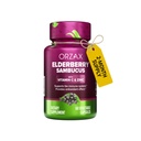 ORZAX Elderbær Capsules - Immunstøtte Supplement med eldrebær vitamin C og sink - Antioksidanter Supplement for kvinner og menn (60 grønnsaker kapsler)