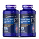 Puritans Pride Glucosamine Chondroitin MSM kosttilskudd for felles helse, 360 belagte kapell