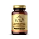 Solgar Vitamin B12 500mg - 100 Grønnsaker Kapsler - Energimetabolisme og nervesystem støtte - Ikke-GMO, Vegan, Gluten & Dairy Gratis, Kosher, Halal - 100 Serveringer
