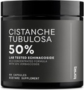 Cistanche Tubulosa ekstrakt - Ultra høy styrke 10:1 ekstrakt med 50% Echinacoside & 10% Verbascoside - høy konsentrert - tredjeparts lab testet - 60 kapsler