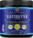 KEY NUTRIENTS Multivitamin Electrolytes pulver Ingen sukker - fersk blåbær sitronade Electrolyte pulver - utholdenhet og energitilskudd - Hydration Drink - Ingen kalorier - 90 serveringer - laget i USA
