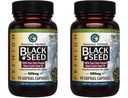Amazing Herbs Premium Black Seed Oil Capsules - Glutenfri, ikke GMO, Cold Pressed Nigella Sativa Aids i Digestive Helse, Immune Support, Brain Function - 90 Count, 500 mg (Pack of 2)