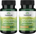 Swanson Prebiotic Jerusalem Artichoke - 90% Inulin 400 mg 60 Caps (2 Pakke)
