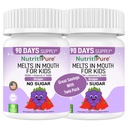 Kids Chewable Iron Supplement, Ferronyl® Carbonyl jern 9 mg, Vitamin C 30 mg, Grape Flavor, 90 tabletter (2 flasker)