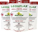 Leonflax, 100% Autentisk Canadian Flax frø, Alt-Naturlig, Høy Fiber innhold, Diett Supplement for å forbedre din Digestive Helse, 18 Oz, Bag, Natural Health Corporation (Pack of 3)