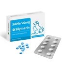 Same 90 for hunder og katter – Liver Support Supplement med Melk Thistle – hjelper med felles helse, leverdetox og mobilitet – Ideell for katter og små og mellomstore hunder