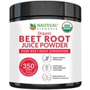 Organic Beet Juice pulver - 20:1 Konsentrasjon Beet pulver Organic - Sirkulasjonsstøtte - rik på nitric oksid - Cold-Pressed 100 serveringer av beet Root pulver Supplement- 12.3oz