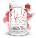Nootropics Depot Alpha GPC Capsules | 150 mg | 60 greve | Choline Supplement | Brain Health Supplement | Støtter sunn hjernefunksjon | Forbedre kognisjon, minne + fokus