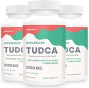 TUDCA Liver Supplements 1000mg - 180 Vegan Capsules,Milk Thistle Herbal blanding med fulvic og Humic Acid for lever,Digestiv helse