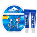Abreva 10 prosent dokosanol kald sår behandling, behandler feberblester i 2,5 dager - 0,07 oz Tube x 2