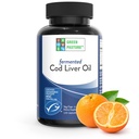Grønn pastur Fermentert Cod Lever Olje Orange Flavor 120 Caps