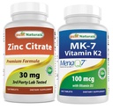 Sink Citrat 30 mg og vitamin K2 (MK7) med D3