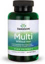 Swanson Multi uten jern multivitamin helse Supplement jernfri formel 120 Softgels Sgels