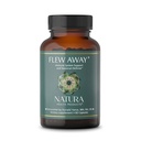 Natura Helseprodukter Flew Away Supplement - Immunsystemstøtte og sesongforsvar - Med Ginger, Elderbær, Propolis og Eucalyptus (60 Kapsler)