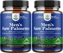 Sag Palmetto for menn med Beta Sitosterol - så Palmetto Extract prostata støtte Supplement for menns helse og bedre bladder kontroll pluss gjenoppretting hår supplement for hår helse for menn - 2 pakke