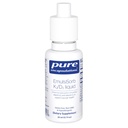 Ren innkapslinger EmulsiSorb K2/D3 Flytende | Enhanced-absorpsjon Emulgert vitamin K2 og vitamin D3 for vaskulær helsestøtte | 0,7 Fl Oz