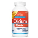 21st Century Kalsium 500 mg pluss D3 tabletter, 400 telling
