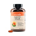 NatureWise CLA 1300 - 95% Active Conjugated Linoleic Acid for kvinner og menn, ikke stimulerende, støtter vekt og treningsmål - ikke-GMO, Glutenfri - 90 Softgels[1-måneders forsyning]