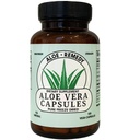 Aloe Vera Capsules 180 greve fryse tørket Gel og blad pulver for IC BPS støtte Digestiv og Bladder helse laget i USA Naturlig Supplement