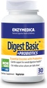 Enzymedica - Digest grunnleggende + probiotika, essensielle digestive enzymer med probiotika, 30 kapsler FFP