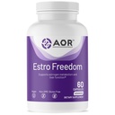 AOR, Estro Freedom, Vegan, Naturlig Supplement for å støtte sunn østrogen balanse og sunn, vanlig menstruasjon, 60 kapsler (30 Services)