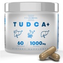 TUDCA + 1000mg Bile Salt Supplement for lever støtte, avgift, Digestive helse og hud helse - laget i USA (60 Vegan Capsules)