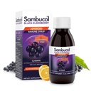 Sambucol Avansert Black Elderberry Syrup - Elderbær med sink og vitamin C for voksne, Sambucus Elderberry Syrup, Elderberry væske - 4 Fl Oz