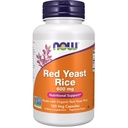 NU Kosttilskudd, rød yeast ris 600 mg, laget med organisk rød yeast ris, 120 Veg Kapsler