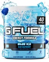 G brensel blå is energi drikke pulver, pre trening koffein blanding for spill, sukker gratis fokus Amino, vitamin + antioksidanter, 9.9oz (blå bringebær, 40 serveringer)