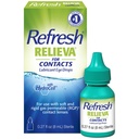 Oppfriskende Relieva for kontakter Lubricant øyedråper for tørre øyne, 0.27 Fl Oz Sterile