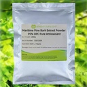 Maritime Pine Bark Extract pulver 95% OPC ren antioksidant 200g