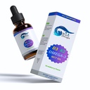 Maksimal styrke D3 og K2 + MCT Olje & Omega 3: Væskedråper for immunsystem, hjernefunksjon og energi (ingen fyllstoffer, ikke-GMO, 2 Fl Oz)