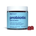 hennes egen Probiotic & Prebiotic Gummy, støtter Digestive Helse, fremmer sunn gut, støtter immun helse, 5 milliarder CFUs, Gluten og soya gratis, Vegan, 60 Gummies, 30 Services (Pack of 1)