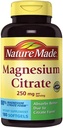 Natur laget Magnesium Citrat 250 mg Diett Supplement (Netcount 180 Mykt Gels), 180Count