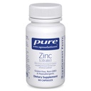 Ren innkapslinger sink (Citrate) - for immunsystem, utvinning og metabolisme* - Mineral Supplement med enzymer - høy absorberbar sink - Vegan & ikke-GMO - 60 kapsler