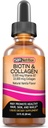 SBR ernæring Biotin og collagen flytende daglig kosttilskudd, vitaminer for hårvekst og tykkere, hud helse og negle styrke, 2 oz (60ml)