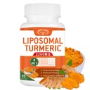 2200mg Liposomal Turmeric Curcumin Supplement med svart pepper og Ginger Forbedret absorpsjon - 95% Curcumin Extract for felles støtte 60 kapsler