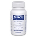 Rene innkapslinger 7-Keto DHEA 100 mg | Unik DHEA Metabolitt Supplement for å støtte termogenese og sunn kroppssammensetning * | 60 Kapsler