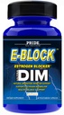 Pride Nutrition E-Block DIM Supplement 700MG ekstra styrke østrogenblokker  Hormone Hormon Balance for menn og kvinner | M e n o e u e, Acne, Hot Flashes Relief, PCT & P r o s t a t e Support 60 Ct.