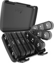 Pill Organizer 3 ganger om dagen, Fullicon Large Weekly Pill Case 7 Day, Daily Pill Box med 21 sammenligninger, Pill Dispenser Supplement Holder for piller / Vitamin / Fish Oil - svart