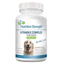 Vitamin E for hunder, fremme kardiovaskulær helse, støtte cellemembraner, vitamin E-kompleks til å øke hunden immunsystem Plus sink, selen, folat, lakseolje, 120 Chewable tabletter
