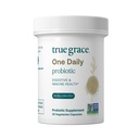 True Grace One Daily Probiotic - 30 Vegetariske kapsler - 90 milliarder CFU - Gut, Digestive & Immune Health Support Blend med Prebiotiske Fiber - Gluten & Soya Gratis